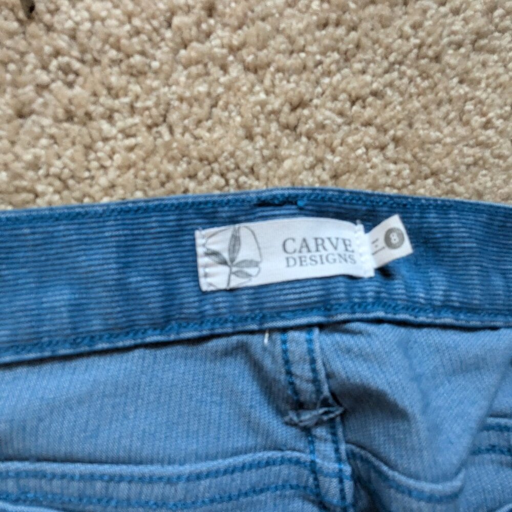 Carve Designs Oahu 10" Short, Coastal Blue Size 8 - Picture 6 of 6